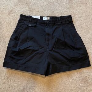 AGOLDE Becker Black Shorts